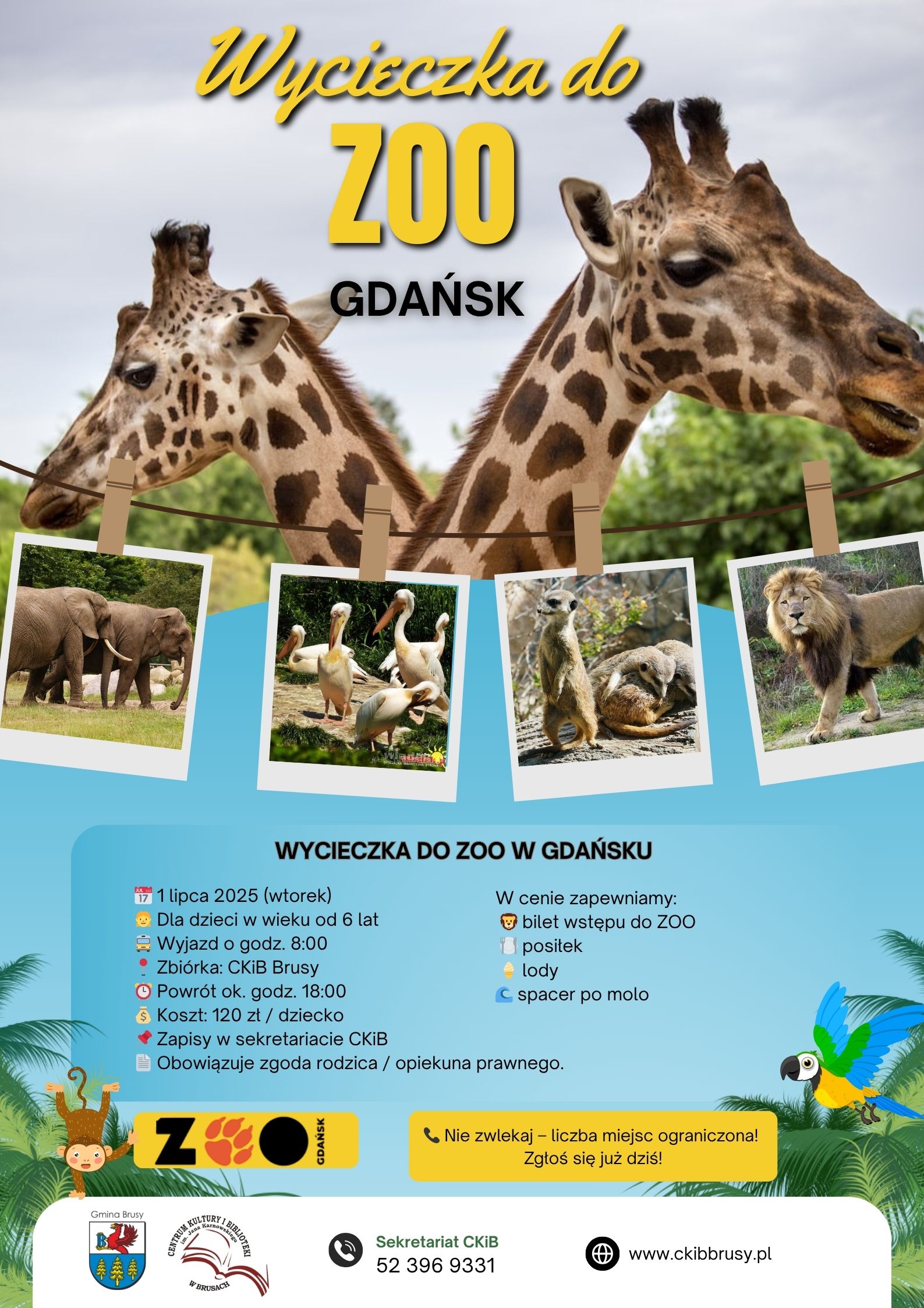 Wycieczka do ZOO PLAKAT 