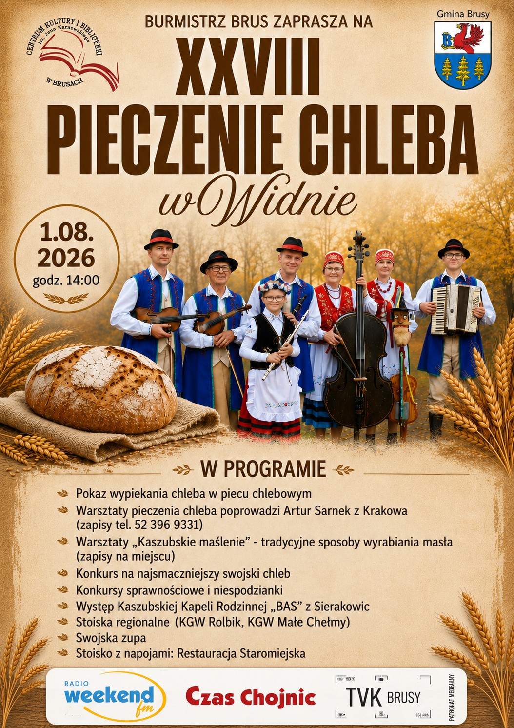 Plakat PieczenieCheba w Widnie 1.08.2026